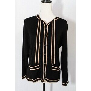 Talbots Sweater Petite MP button up office career button cardigan